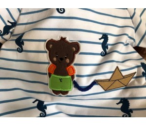 Stickdatei - zARTbesaitet - Schwimmbär